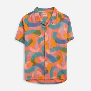 NWT Unisex Brushstrokes Button Down by Bobo Choses